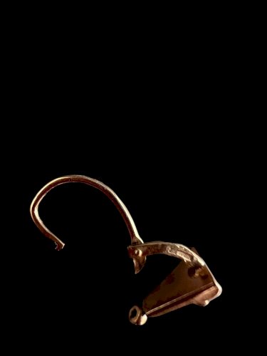 Boucles Dormeuses Anciennes Plaqué Or Perles Vers 1900 Stock Neuf Vintage Rare