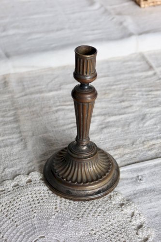 Bougeoir ancien en laiton