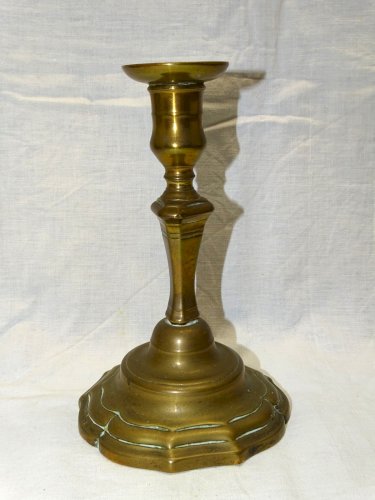 -BOUGEOIR BRONZE XVIIIe FLAMBEAU CANDLESTICK COLLECTION déco BOUGIE    D