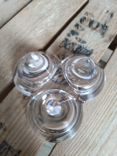 Bougeoir design en verre 