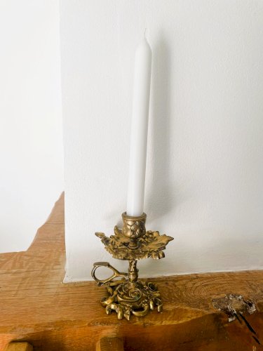 Bougeoir doré