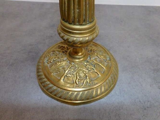 BOUGEOIR EN BRONZE DU XIX ème SIECLE