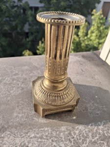 Bougeoir en bronze style empire XIXèsiècle