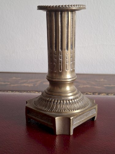 Bougeoir en bronze style empire XIXèsiècle