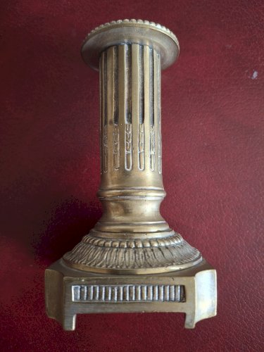 Bougeoir en bronze style empire XIXèsiècle