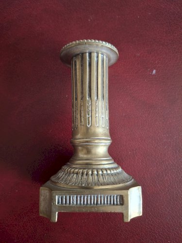 Bougeoir en bronze style empire XIXèsiècle