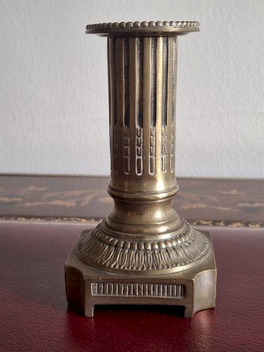 Bougeoir en bronze style empire XIXèsiècle