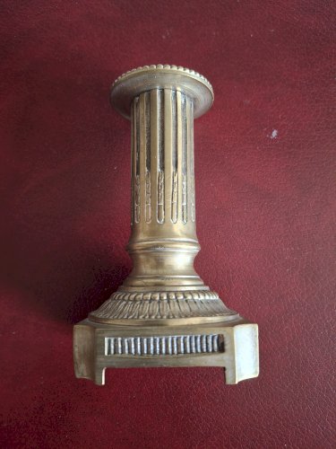 Bougeoir en bronze style empire XIXèsiècle