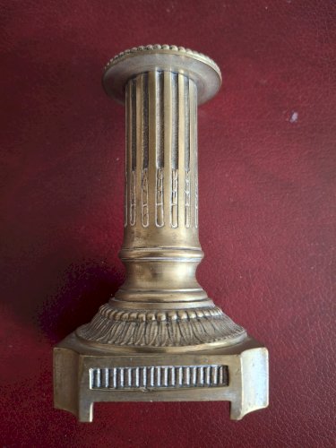 Bougeoir en bronze style empire XIXèsiècle