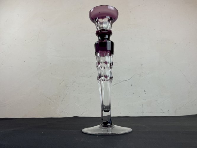 Bougeoir en cristal Christian Lacroix / Crystal glasses Christian Lacroix