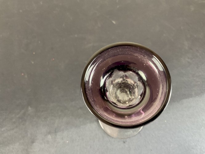 Bougeoir en cristal Christian Lacroix / Crystal glasses Christian Lacroix