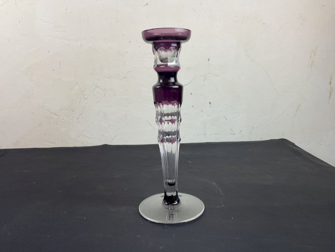 Bougeoir en cristal Christian Lacroix / Crystal glasses Christian Lacroix