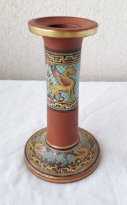Terracotta candlestick