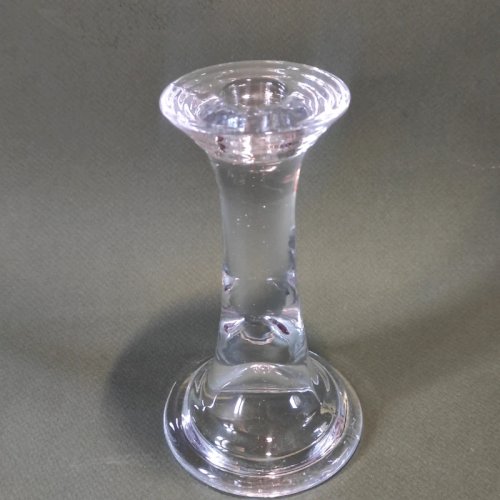 Bougeoir en verre vintage, parfait