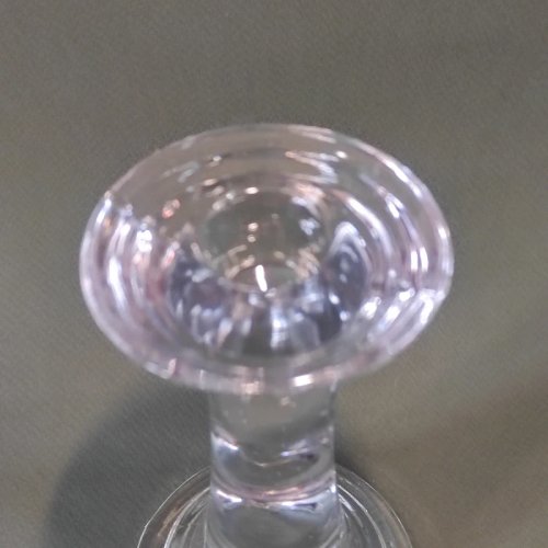 Bougeoir en verre vintage, parfait