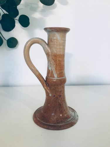 Bougeoir grès vintage