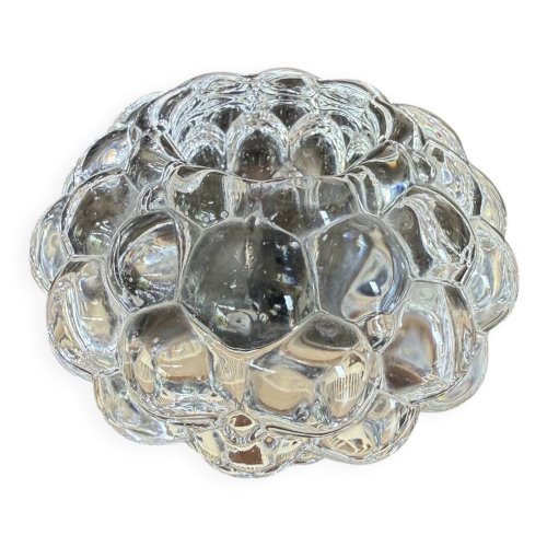bougeoir photophore en cristal Orrefors Sweden