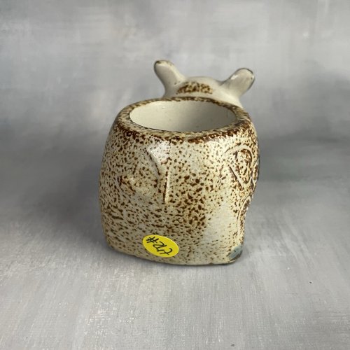 Bougeoir photophore petit hippopotame en céramique japonaise Pier Import