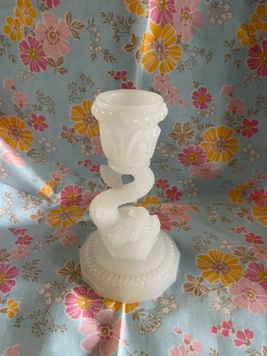 Bougeoir Portieux opaline