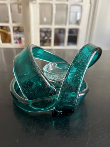 bougeoir ruban de verre