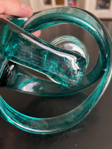 bougeoir ruban de verre