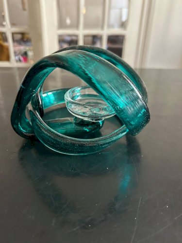 bougeoir ruban de verre