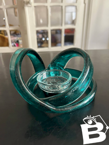 bougeoir ruban de verre