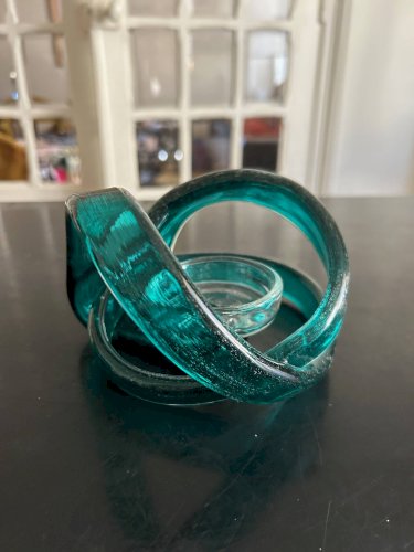 bougeoir ruban de verre