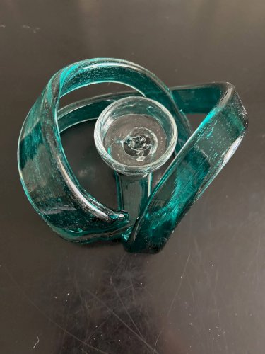 bougeoir ruban de verre