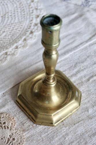 Bougeoir vintage en laiton