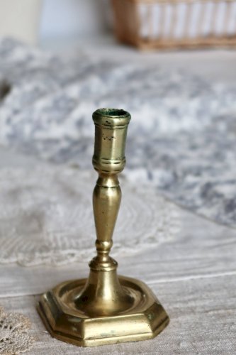 Bougeoir vintage en laiton