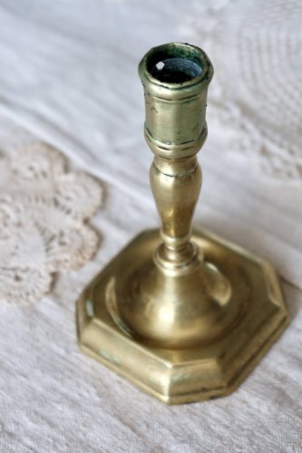 Bougeoir vintage en laiton