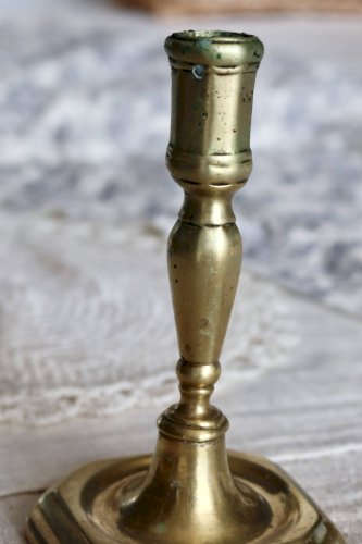 Bougeoir vintage en laiton