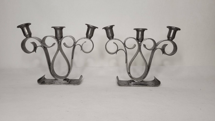 Bougeoirs Art déco  Delavan Paris