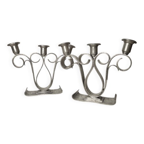 Bougeoirs Art déco  Delavan Paris