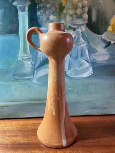 Bougeoirs en grès vintage