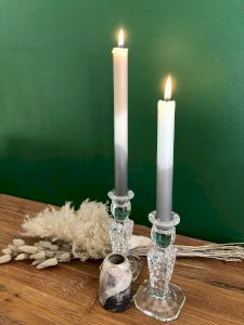 Bougeoirs socles carrés 