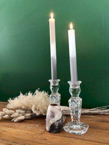 Bougeoirs socles carrés 