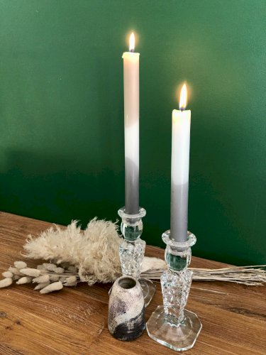 Bougeoirs socles carrés 