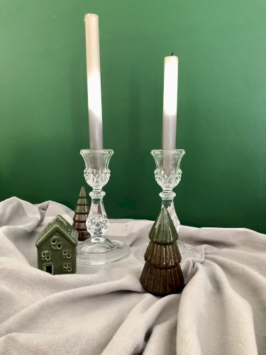 Bougeoirs socles ronds 