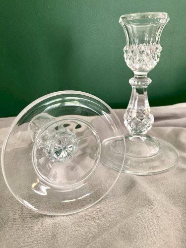 Bougeoirs socles ronds 