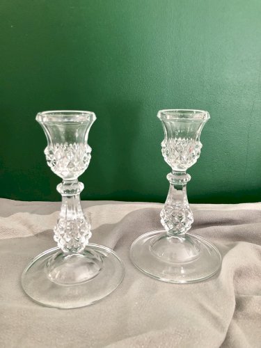 Bougeoirs socles ronds 