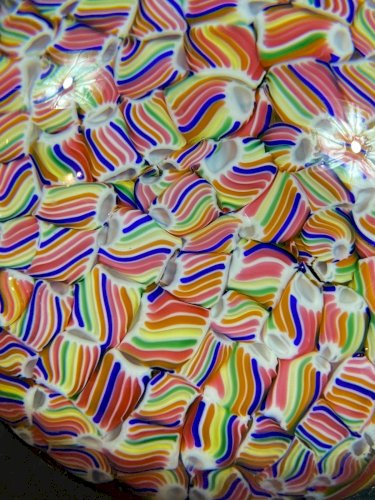 Boule presse-papier signée BACCARAT modèle Millefiori