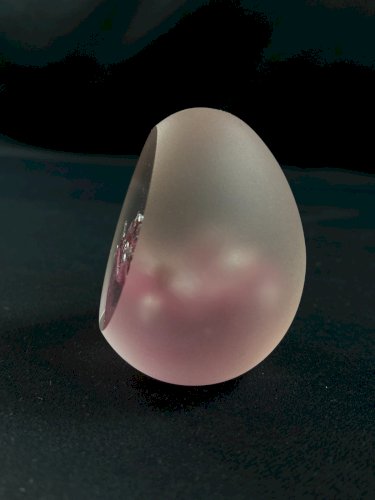 Boule sulfure presse-papier signée Klein Baccarat paire possible