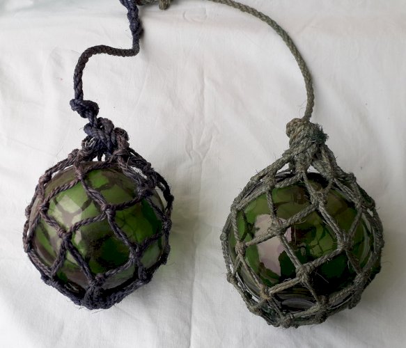 Boules flotteurs de pêcheur verre