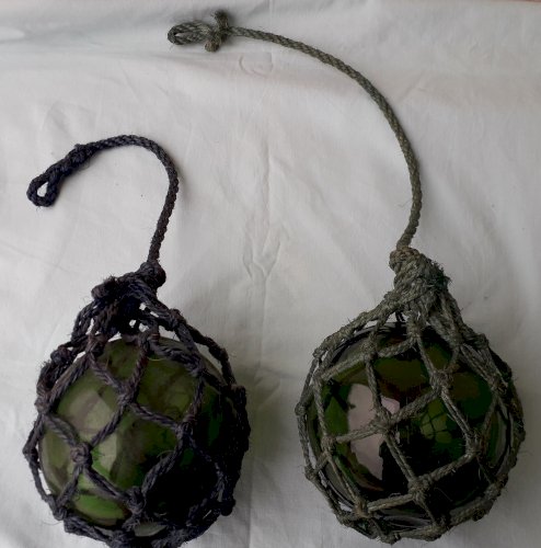 Boules flotteurs de pêcheur verre