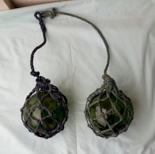 Boules flotteurs de pêcheur verre