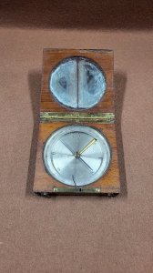 OLD ALIDADE MILITARY COMPASS