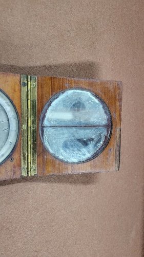 BOUSSOLE MILITAIRE ALIDADE ANCIENNE