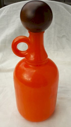 Bouteille à whisky orange